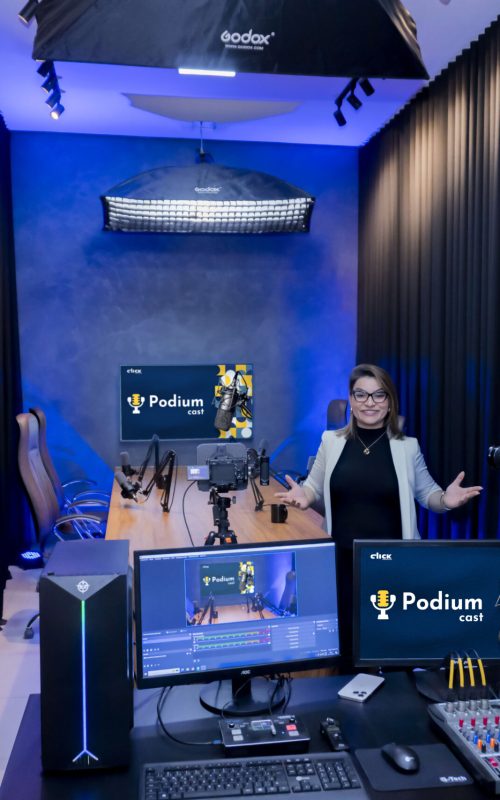 Priscilla no Podcast